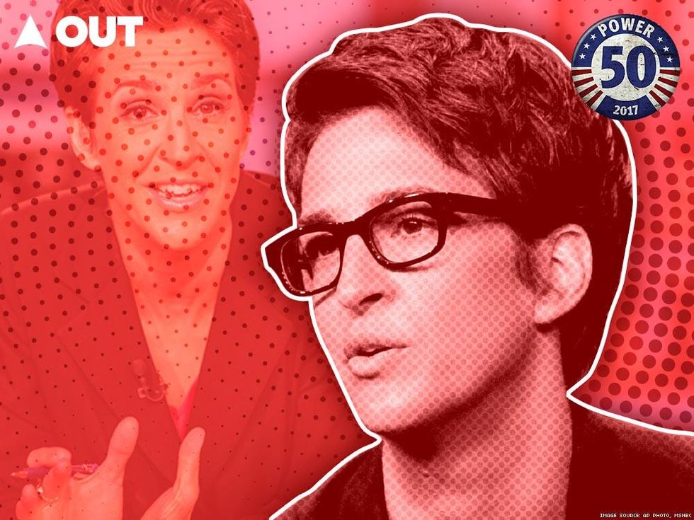 1. Rachel Maddow, TV Host, Political Commentator. Read more below.