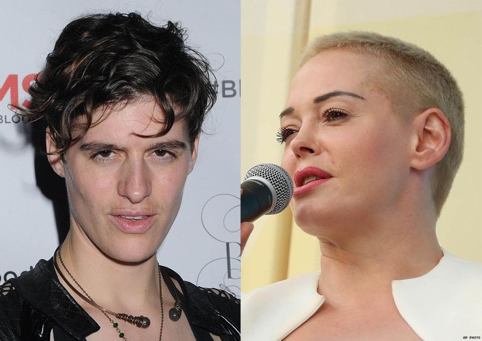 1. Rain Dove and Rose McGowan