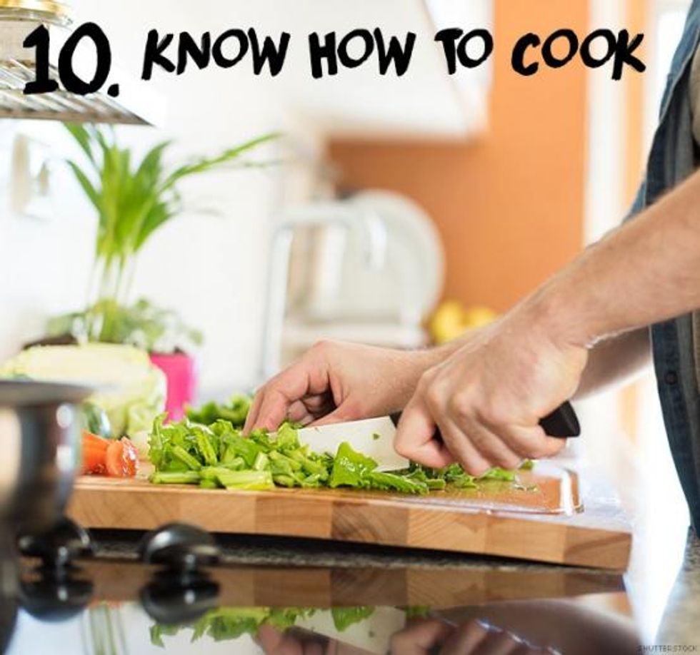 10. Know how to cook