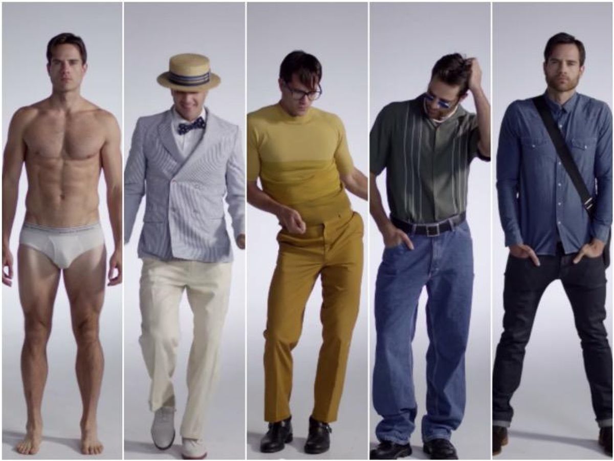 100 years of men's fashion