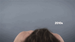 100 years of men's hair