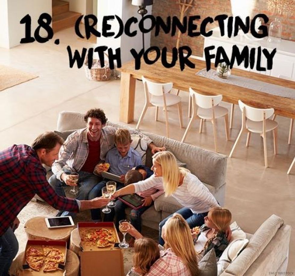 18. (Re)connecting with your family