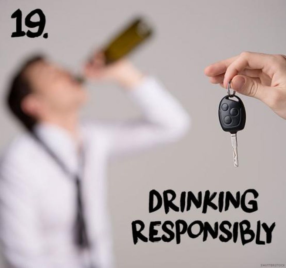 19. Drinking responsibly