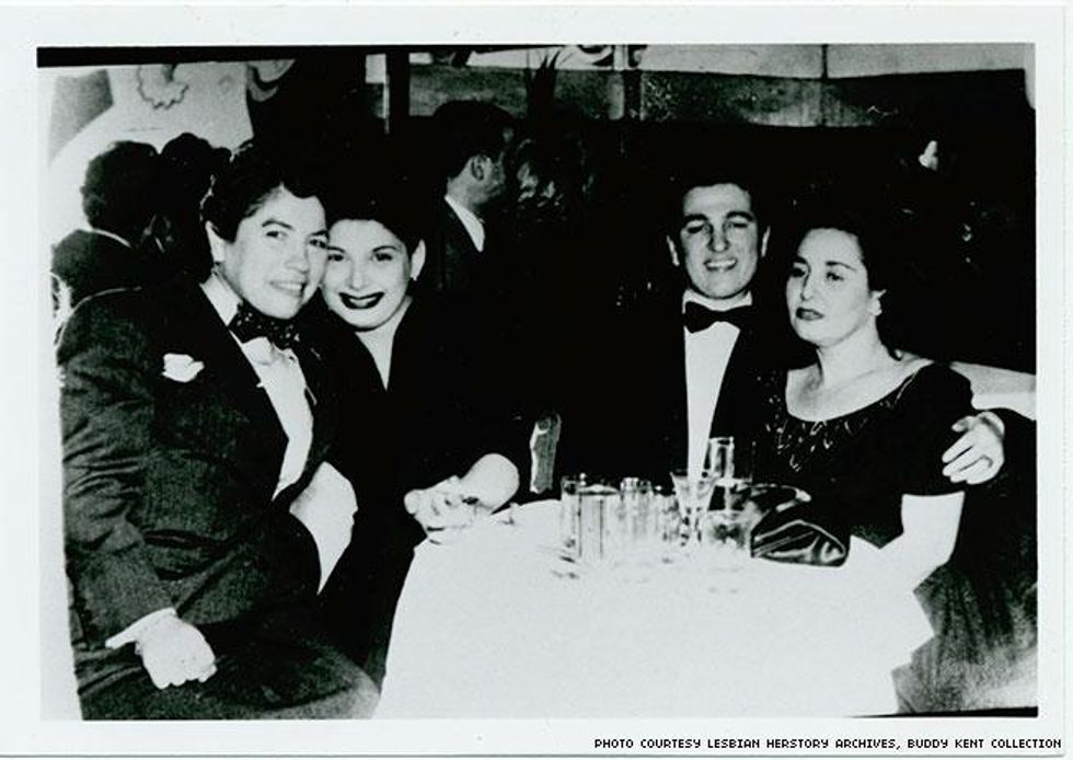 1940s - Four women on a night out on the town