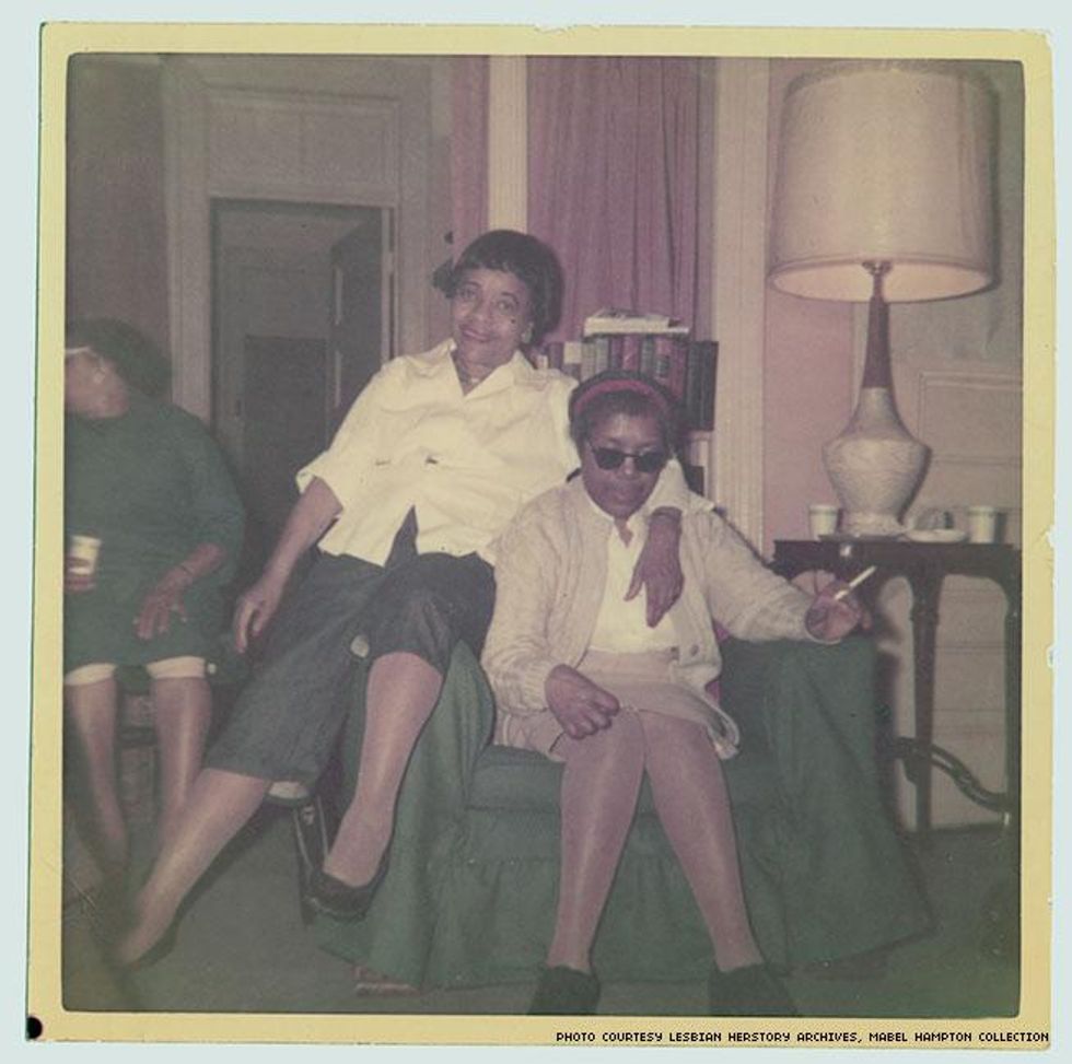 1960s - Performer Mabel Hampton with longtime girlfriend Lillian Foster