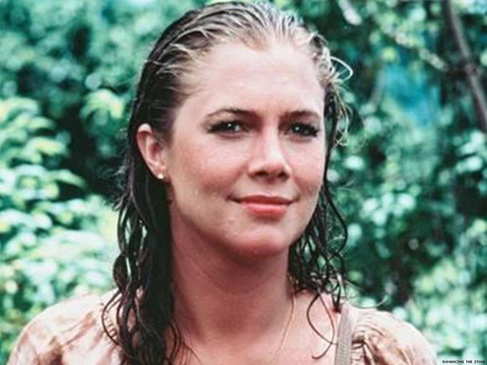 2. Kathleen Turner, Romancing the Stone (1984)