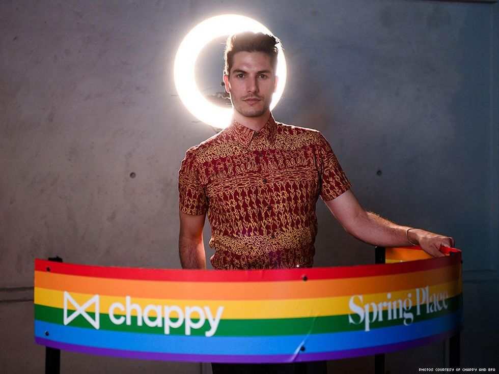 2. Sam Dumas in the 360 photo station