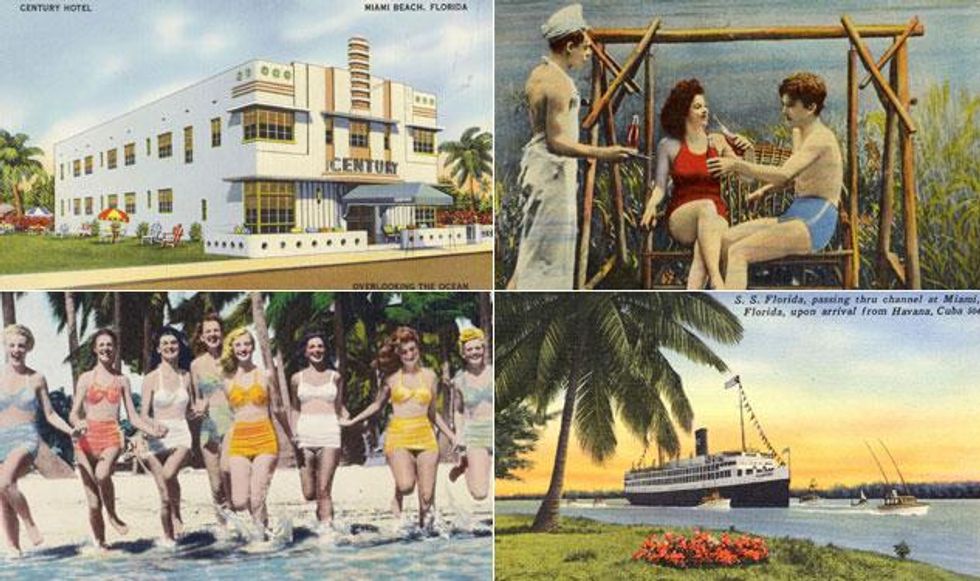 20 Vintage Postcards From Miami Vacations Past