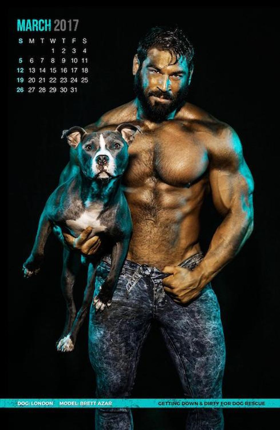 Pecs & Pups 5 Calendar Photos That Will Make You Woof