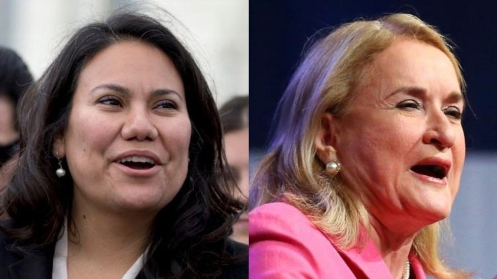 2018 Midterm Elections, Jared Polis, Alexandria Ocasio-Cortez, Deb Haaland, Sharice Davids, Ayanna Pressley, Marsha Blackburn, Jahana Hayes, Rashida Tlaib, Ilhan Omar, Veronica Escobar, Sylvia Garcia, Kristi Noem, Janet Mills, Cindy Axne, Abby Finkenauer