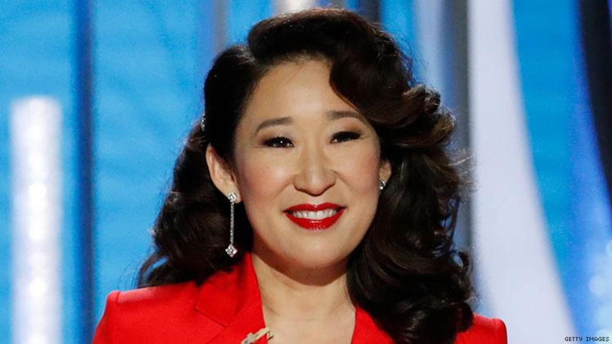 2019 Golden Globe Awards co-host Sandra Oh's opening monologue celebrates Crazy Rich Asians and Black Panther.