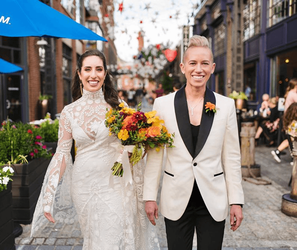 2021 had plenty of LGBTQ+ athlete vows and kisses and bears...oh, my!