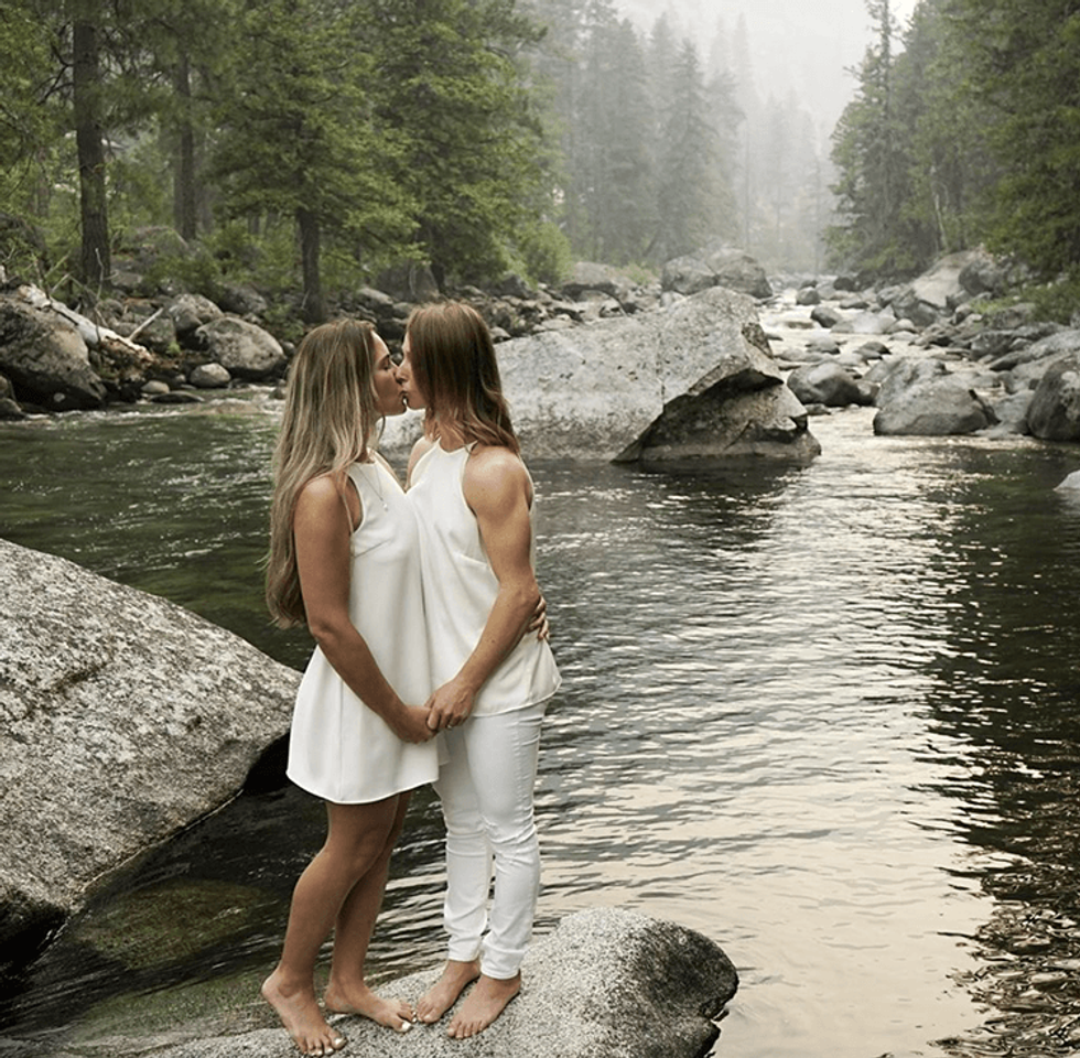 2021 had plenty of LGBTQ+ athlete vows and kisses and bears...oh, my!