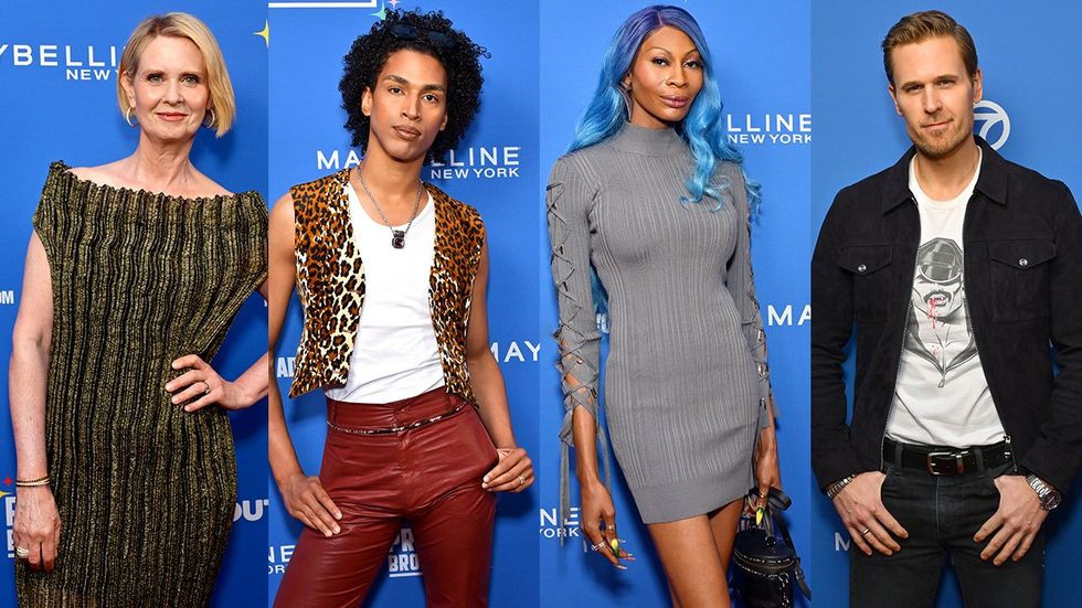 2025 Out The Advocate Pride Cover Party Pride of Broadway red carpet