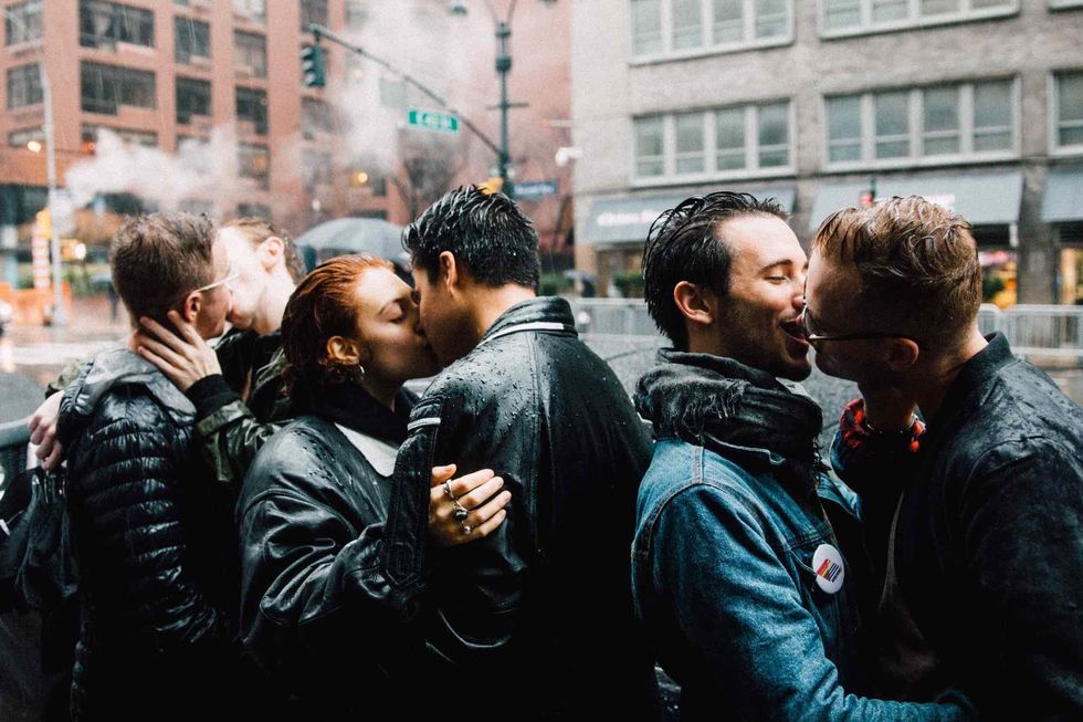 21 Photos From Voices4 & RUSA LGBT's Queer Kiss-In