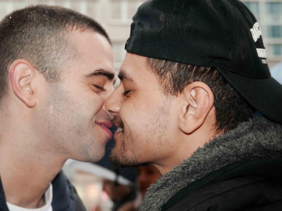 21 Photos From Voices4 & RUSA LGBT's Queer Kiss-In