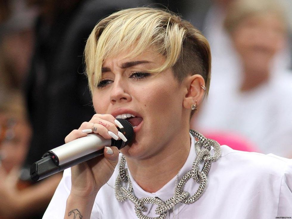 3. Miley Cyrus (gender neutral)