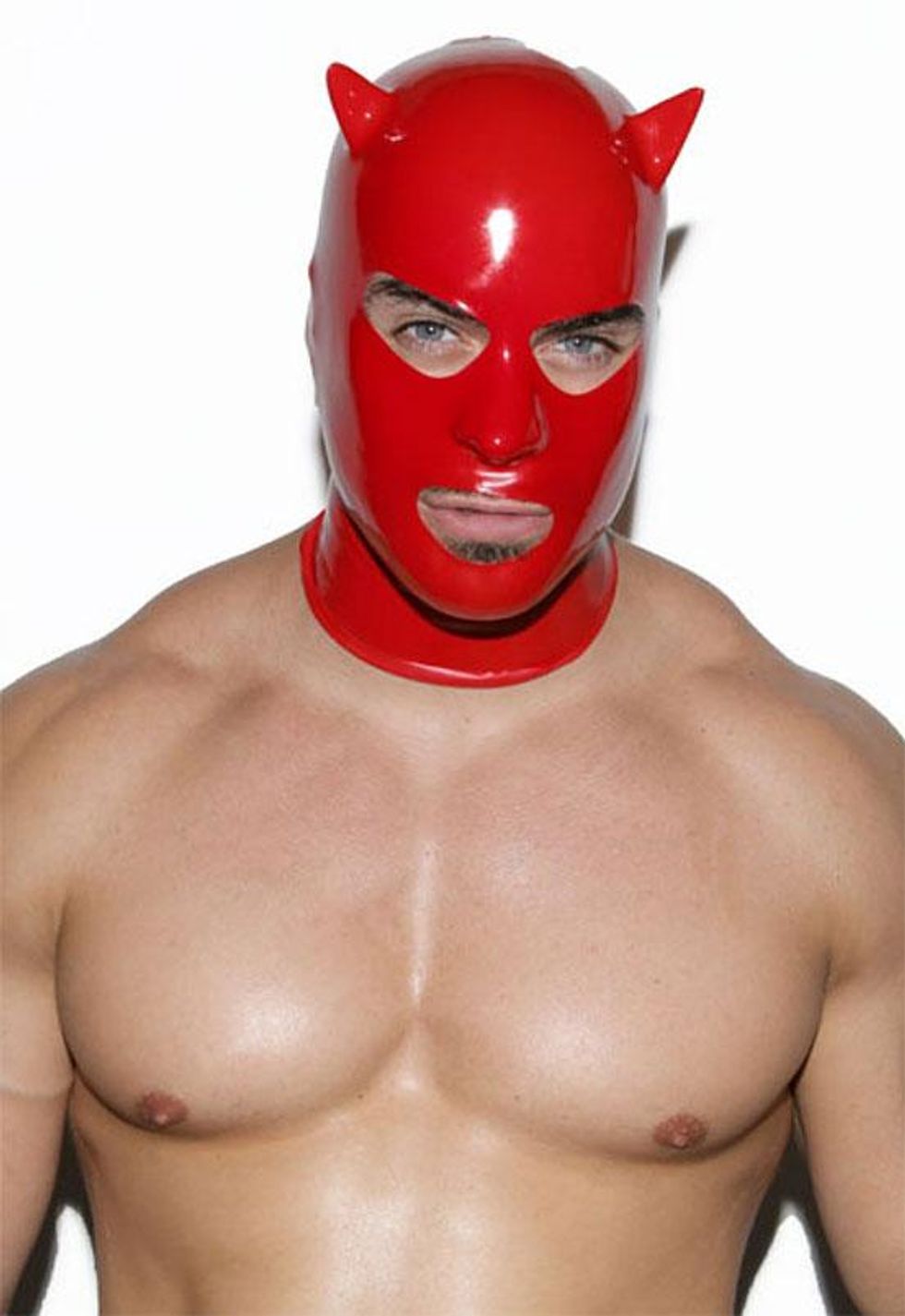 3. Slickitup's Red Devil Latex Mask ($164)