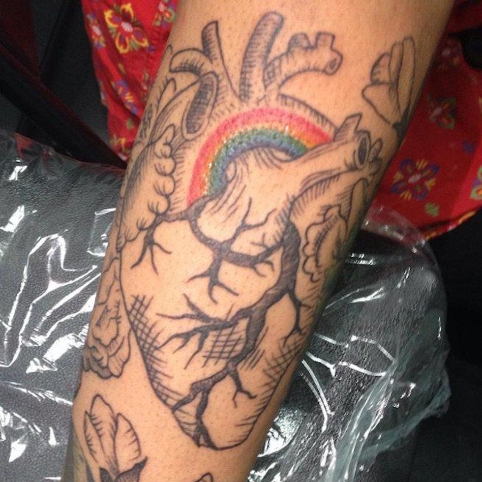 3. This rainbow heartbeat