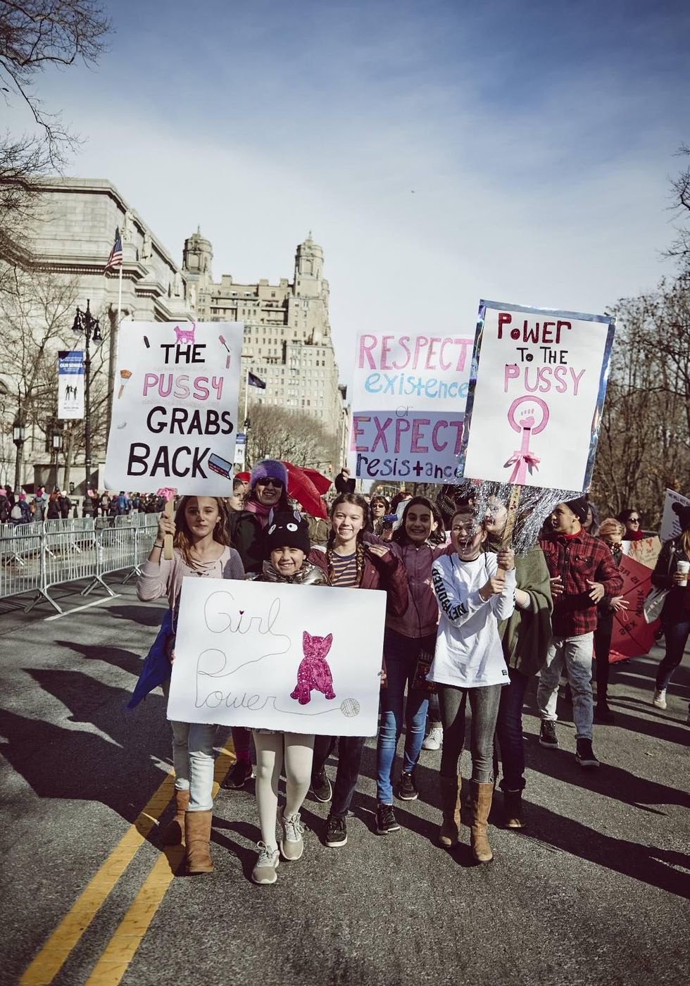 32 Empowering Sights & Signs from the New York Women's March