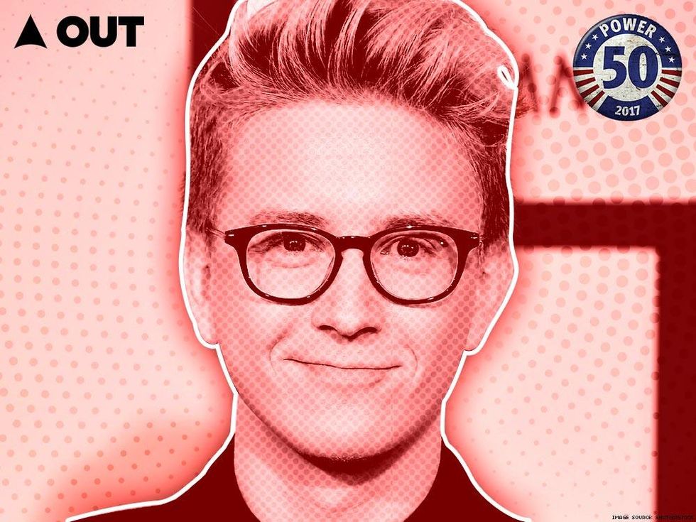 37. Tyler Oakley, Social-Media Personality, Activist. Read more below.