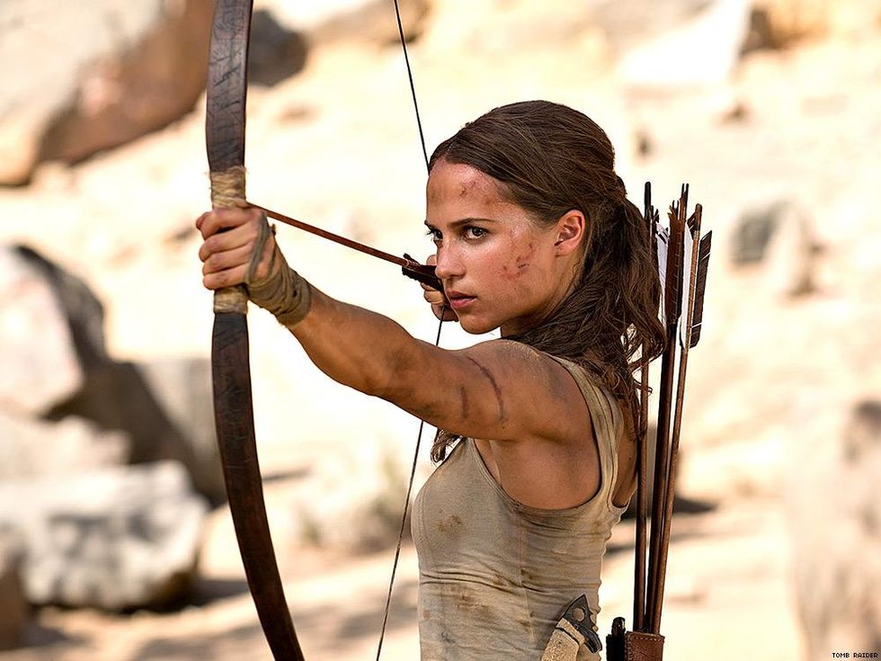 4. Alicia Vikander, Tomb Raider (2018)