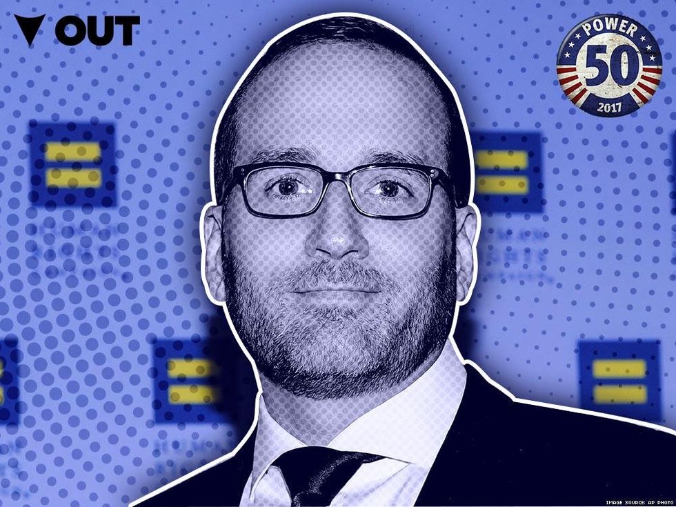 41. Chad Griffin, President of the Human Rights Campaign. Read more below.
