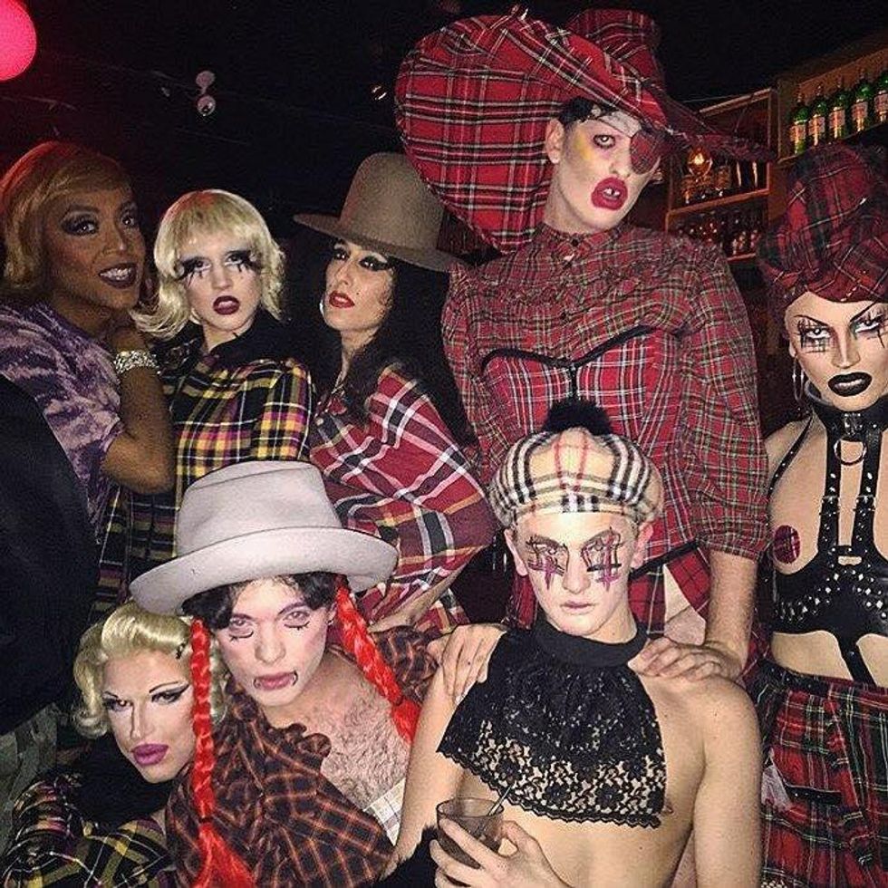 5. Coordinating Plaid Looks