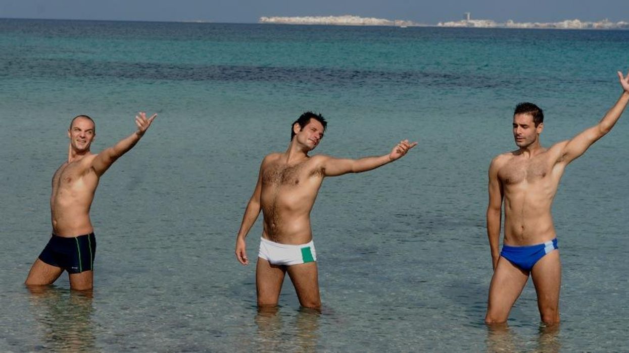 50 cute guys with puppies