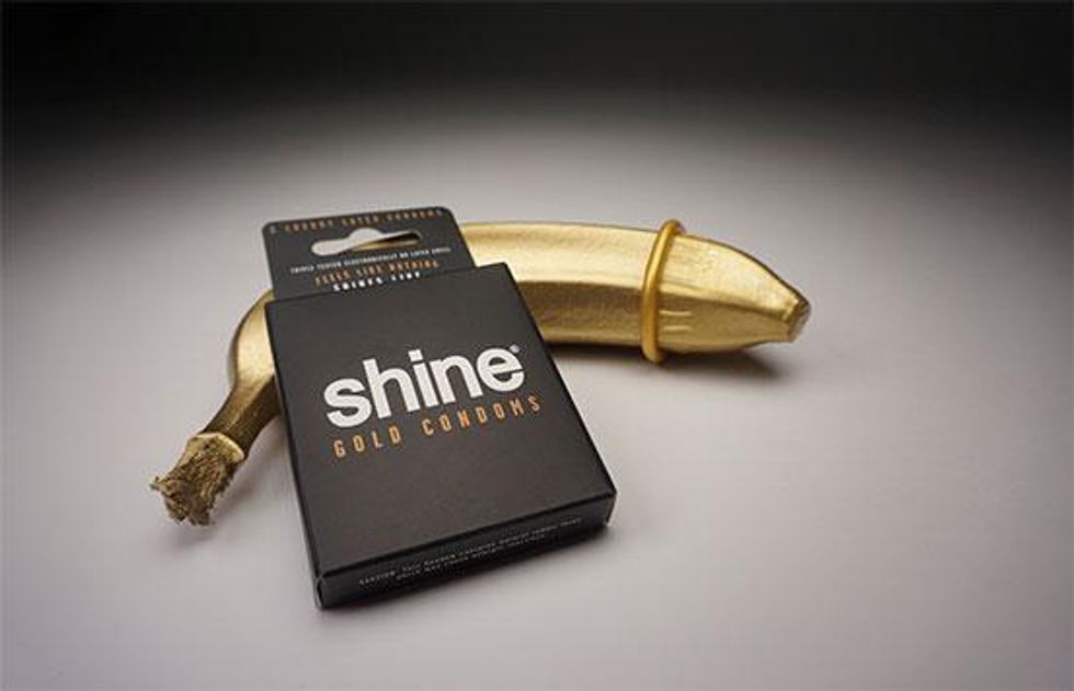 8. Banana Golds Condoms (12 pack for $15)