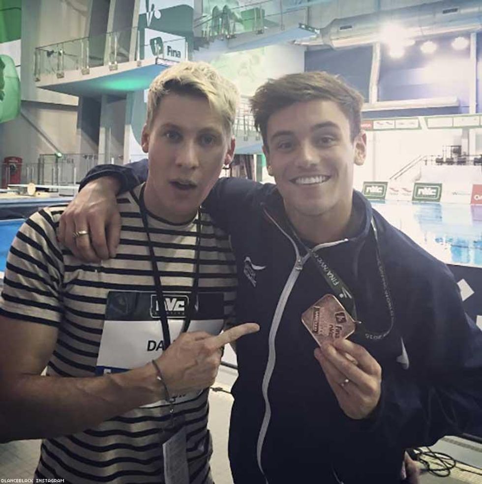 8. Dustin Lance Black and Tom Daley
