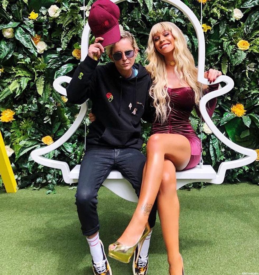 9. Gigi gorgeous and Nats Getty