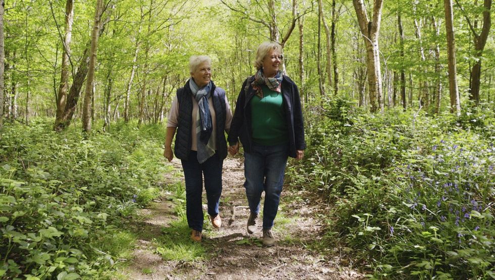 A couple featured on Late to the Party: Coming Out Later in Life