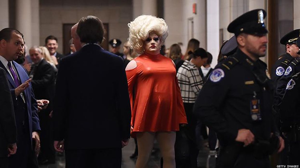 A Drag Queen Is Reporting Live From the Impeachment Hearings