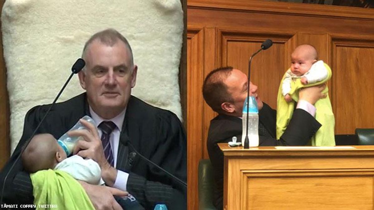 A Gay Politician Brought His Baby to Work and Everything Is OK