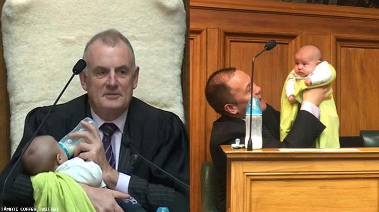 A Gay Politician Brought His Baby to Work and Everything Is OK