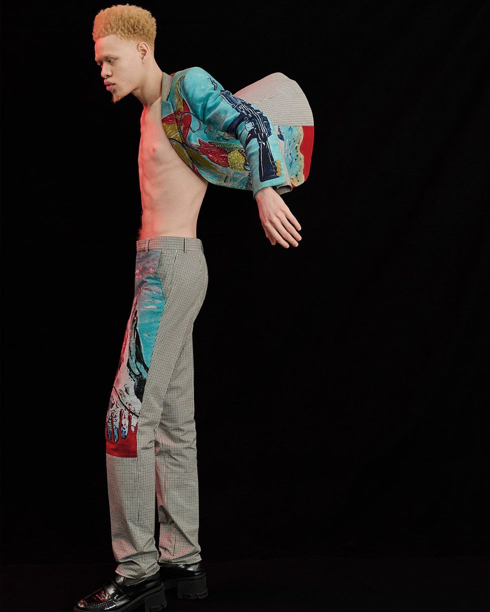 a model wearing the latest fall suits