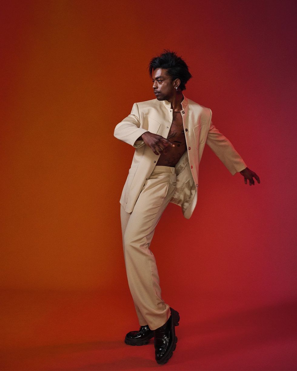 a model wearing the latest fall suits