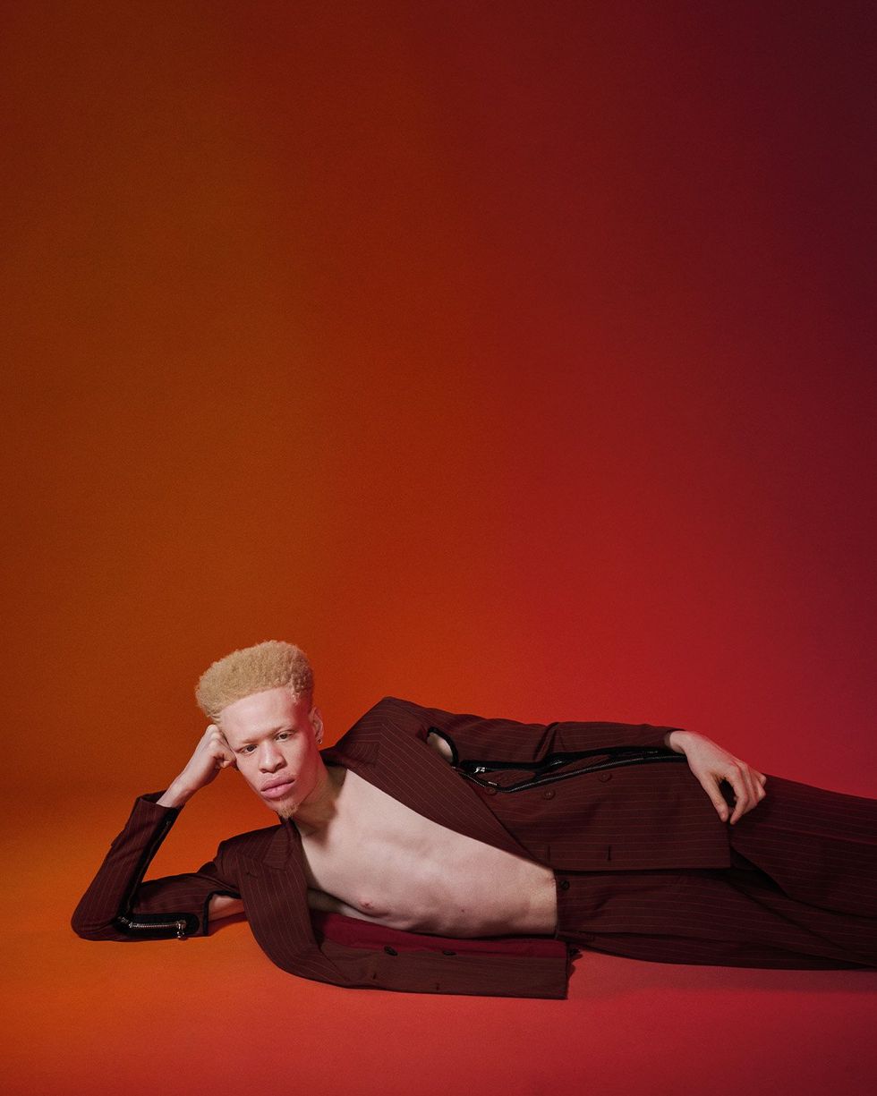 a model wearing the latest fall suits