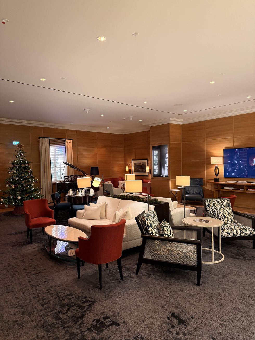 A room with couches and chairs