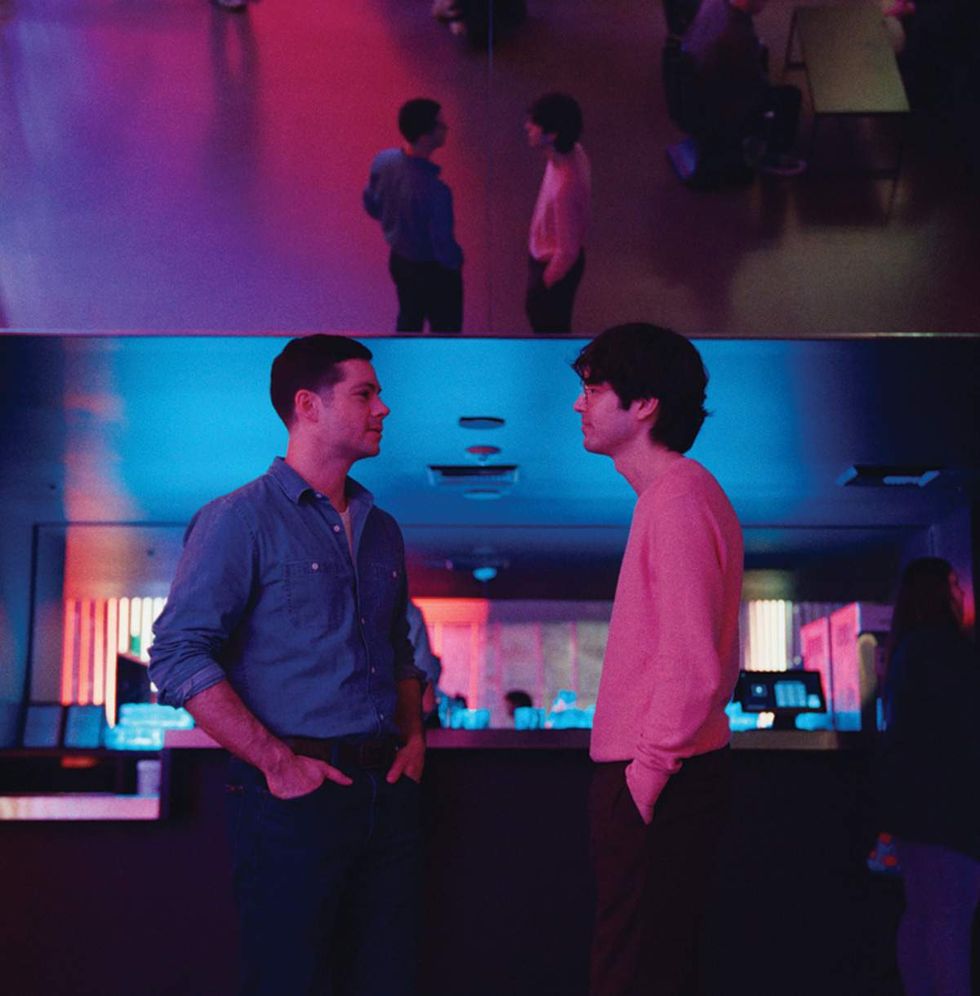 a scene from the movie Twinless