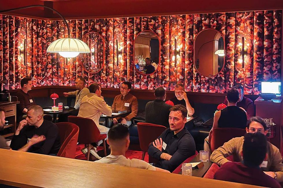 A speed dating event hosted by Trevor Kuhn at So & So\u2019s Piano Bar in Hell\u2019s Kitchen