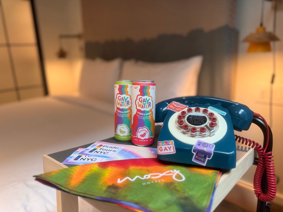A stylish stay with skyline views\u2014Moxy Hotels in NYC brings the energy for Pride and beyond.