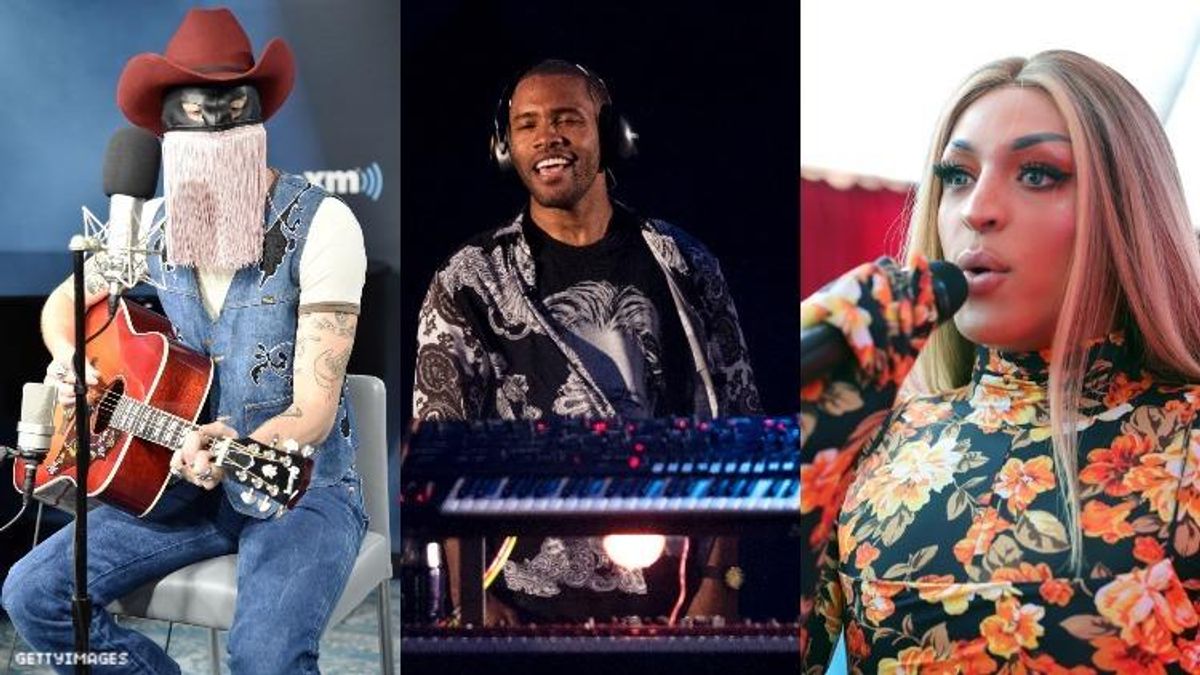 A triptych of Coachella performers.