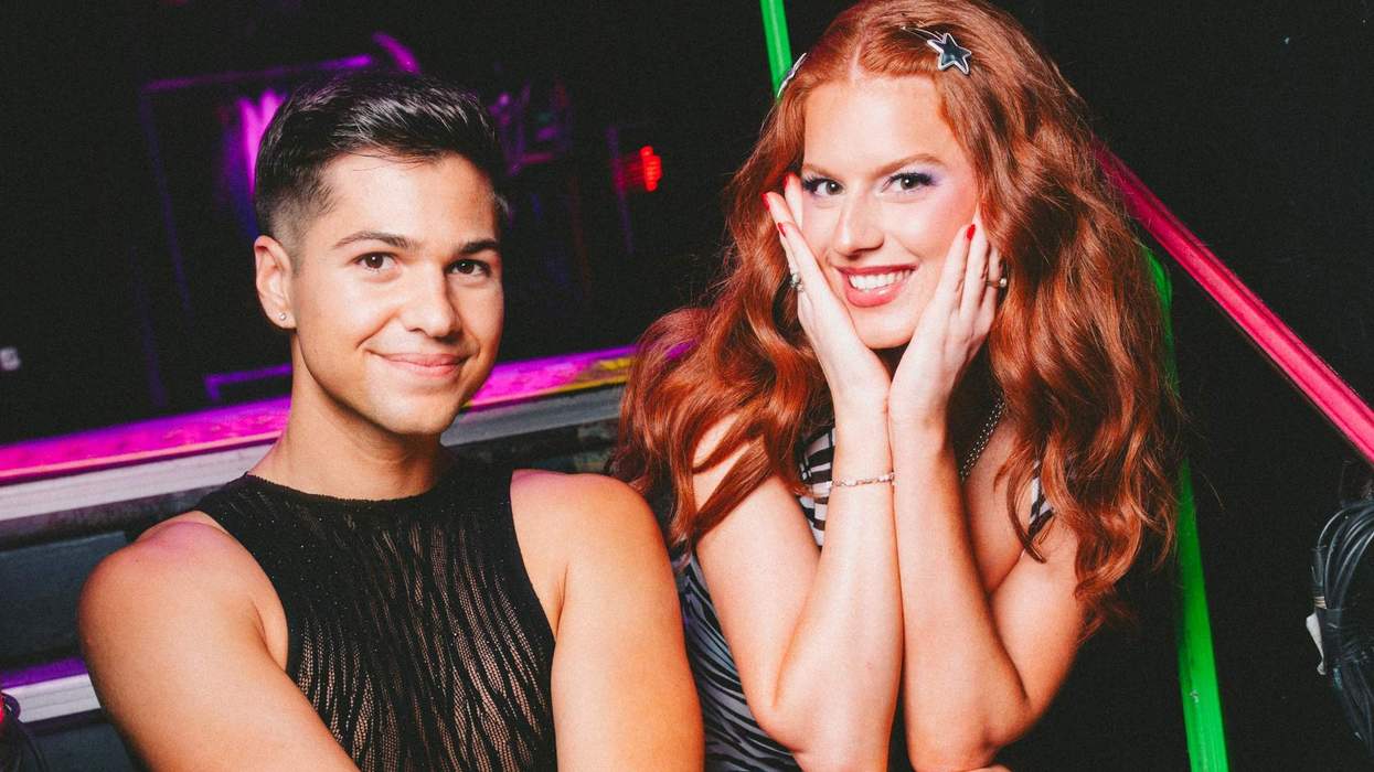 A Twink and a Redhead: Grant Gibbs and Ashley Gill.