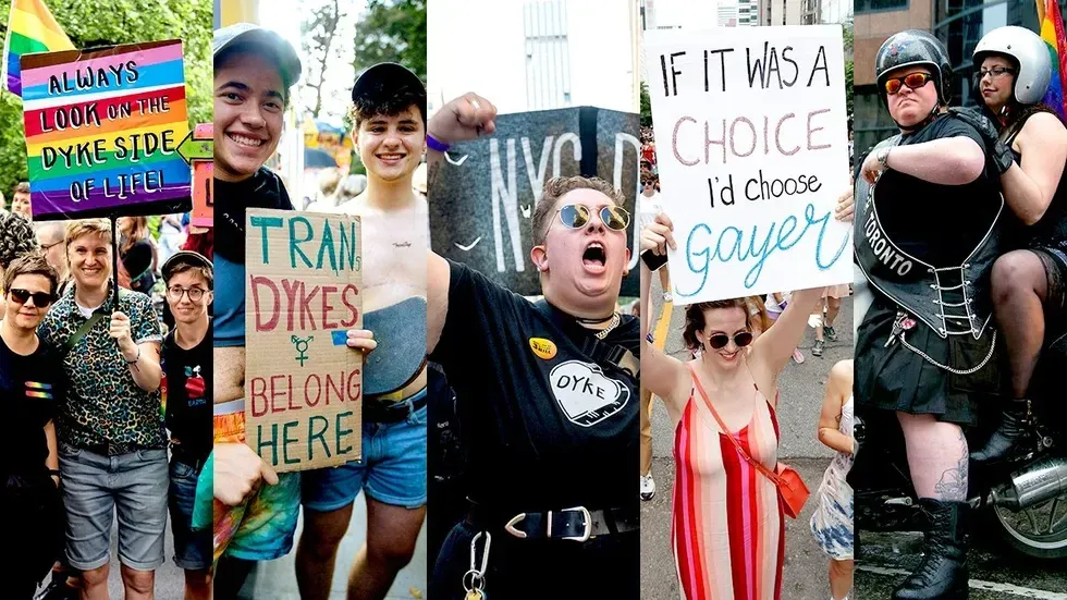 A visual history of lesbian activism from around the world: 58 images of dyke marches