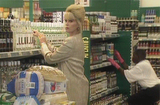 ab fab drunk gif