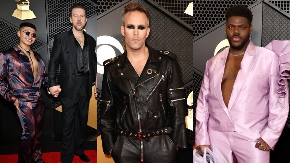 Abi Ventura and TJ Osborne; Justin Tranter; Nene L.A. Shiro at the 2024 Grammy Awards