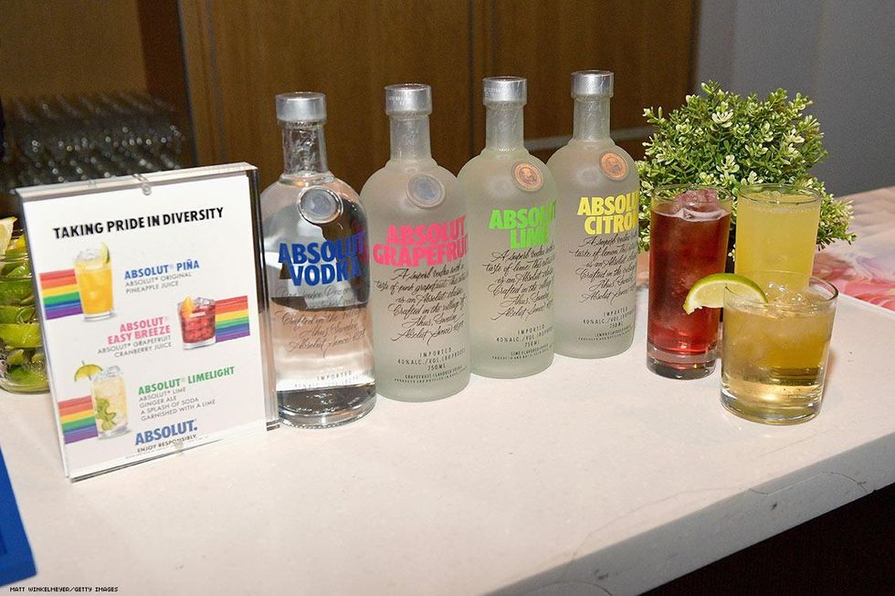 Absolut Vodka on display at OUT Magazine's Power 50 Award & Celebration Presented By Genesis at NeueHouse Los Angeles