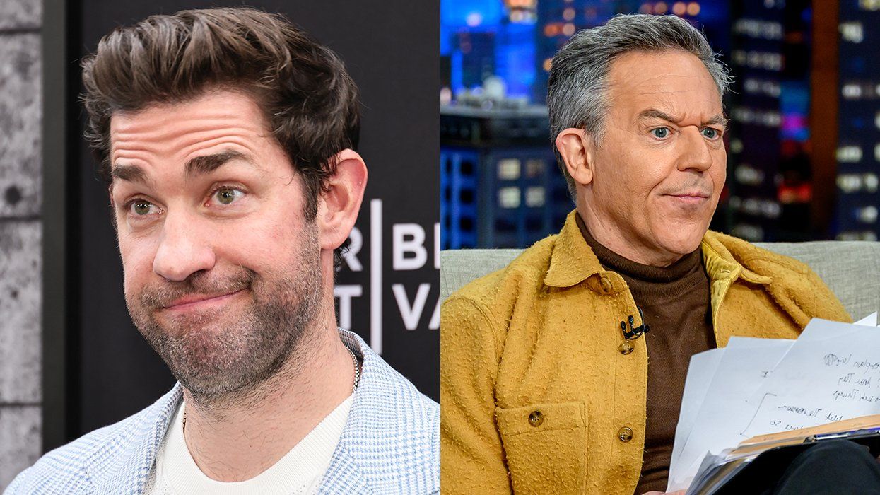 actor John Krasinski Fox News Channel Host Greg Gutfeld